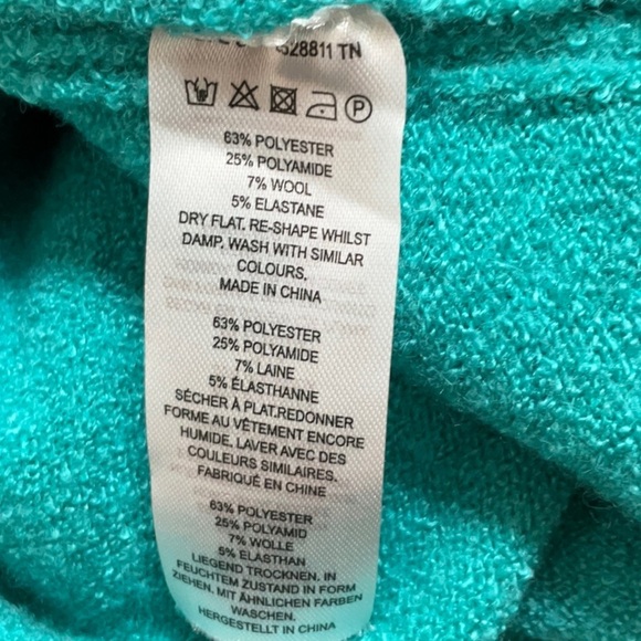 FRENCH CONNECTION Vhari Ribbed Short
Sleeve Sweater Size S - Picture 10 of 11